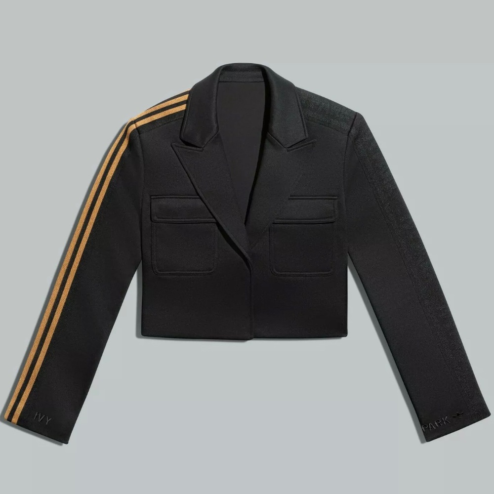 Adidas x Ivy Park Drip 2.2 Crop suit Jacket black Sz 3X plus size